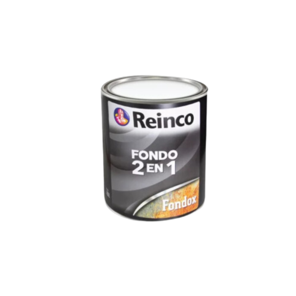 Reinco - fondo 2 en 1 anticorrosivo negro ( galón )