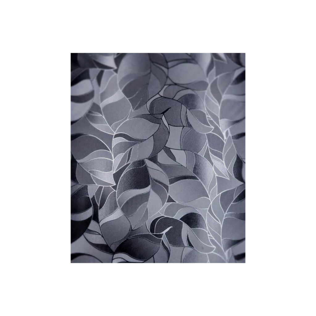 Láminas decorativas (122 x 244) (Calathea Negro) (Virgo) (1006 OL)