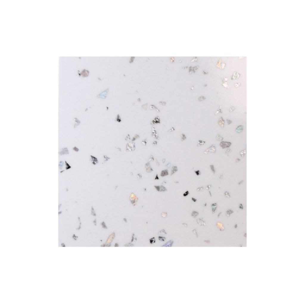 Láminas decorativas White Lilly Mosaic: Hi Gloss (MERINOLAM ) (K1081)